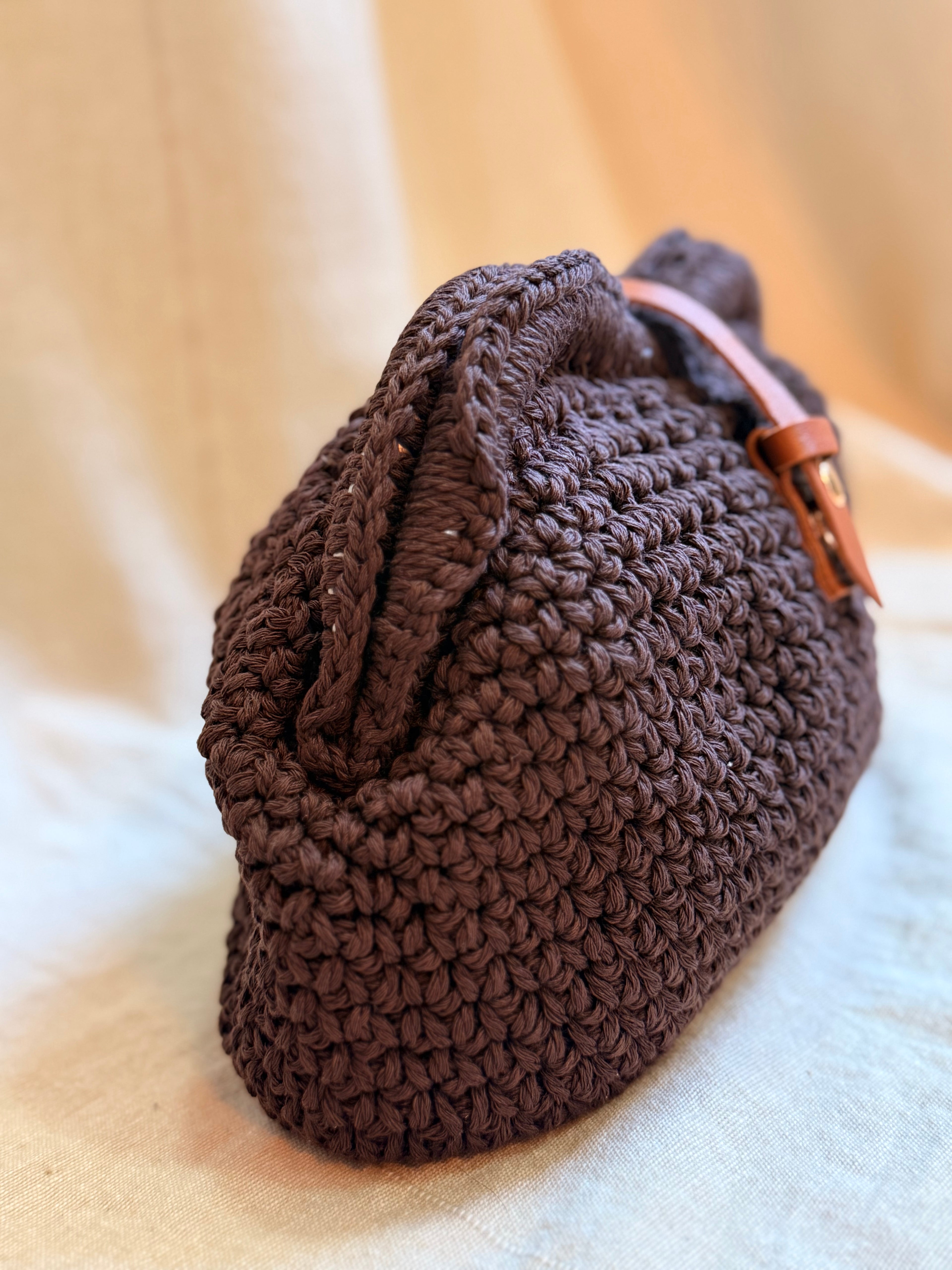 Sac pochette Eva marron