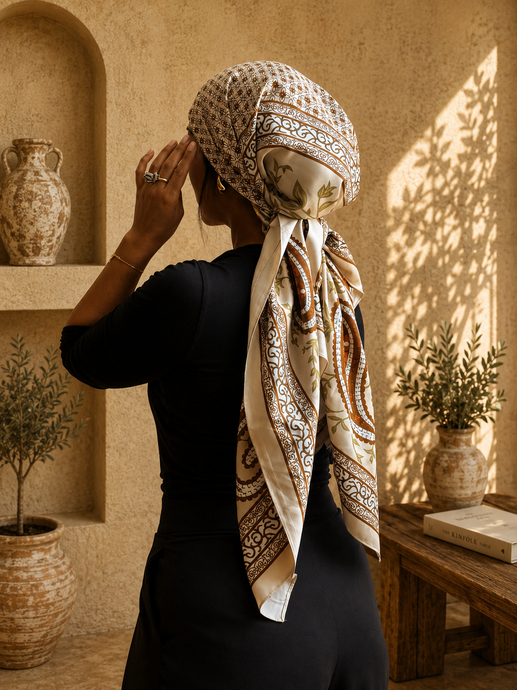 Grand carré Bella beige