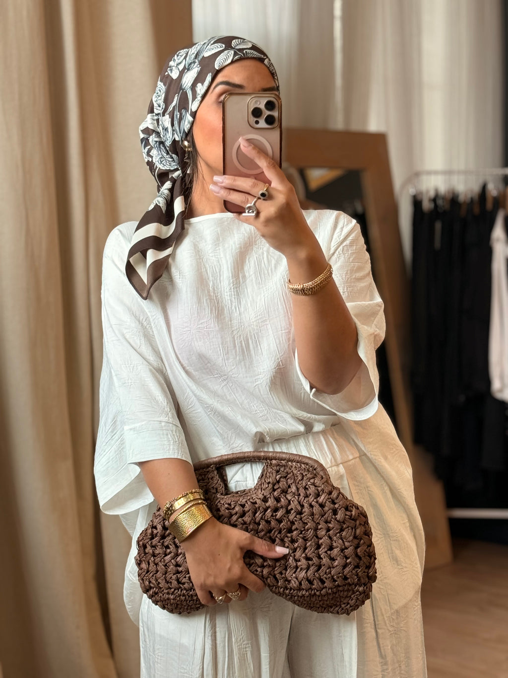 Petit carré Keysha chocolat