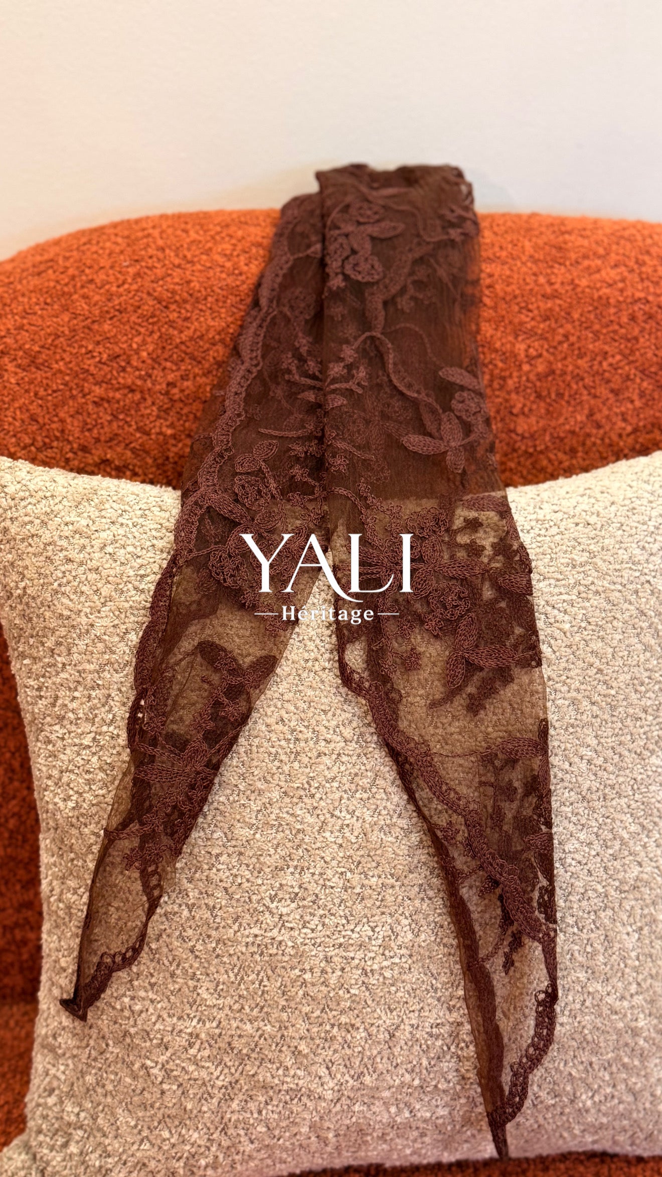 Foulards Triangle dentelle