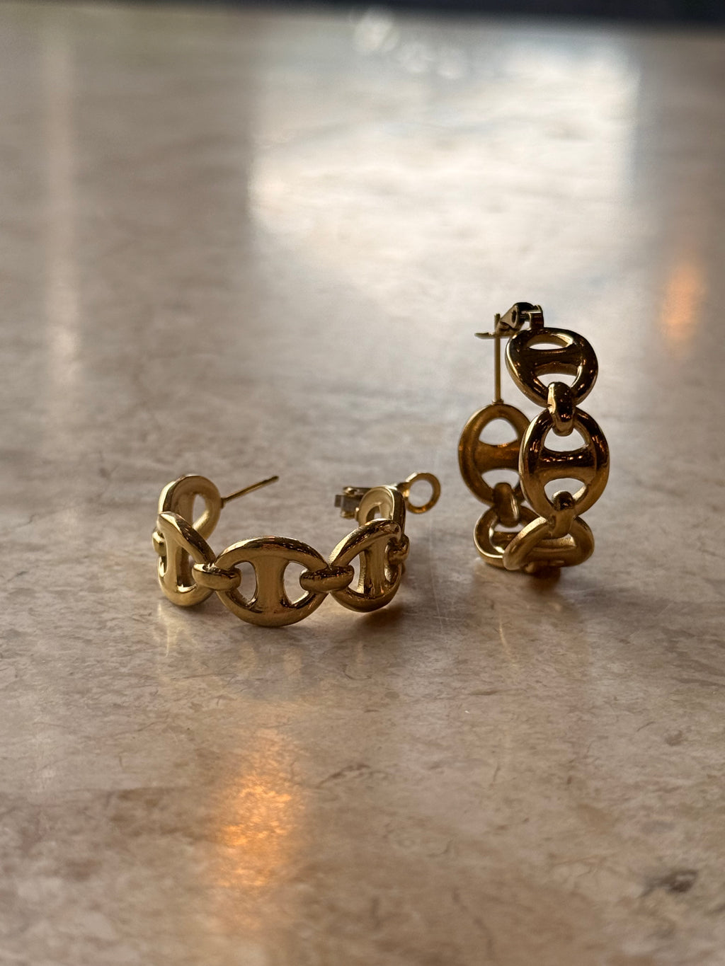 Boucle d’oreille Graine de café