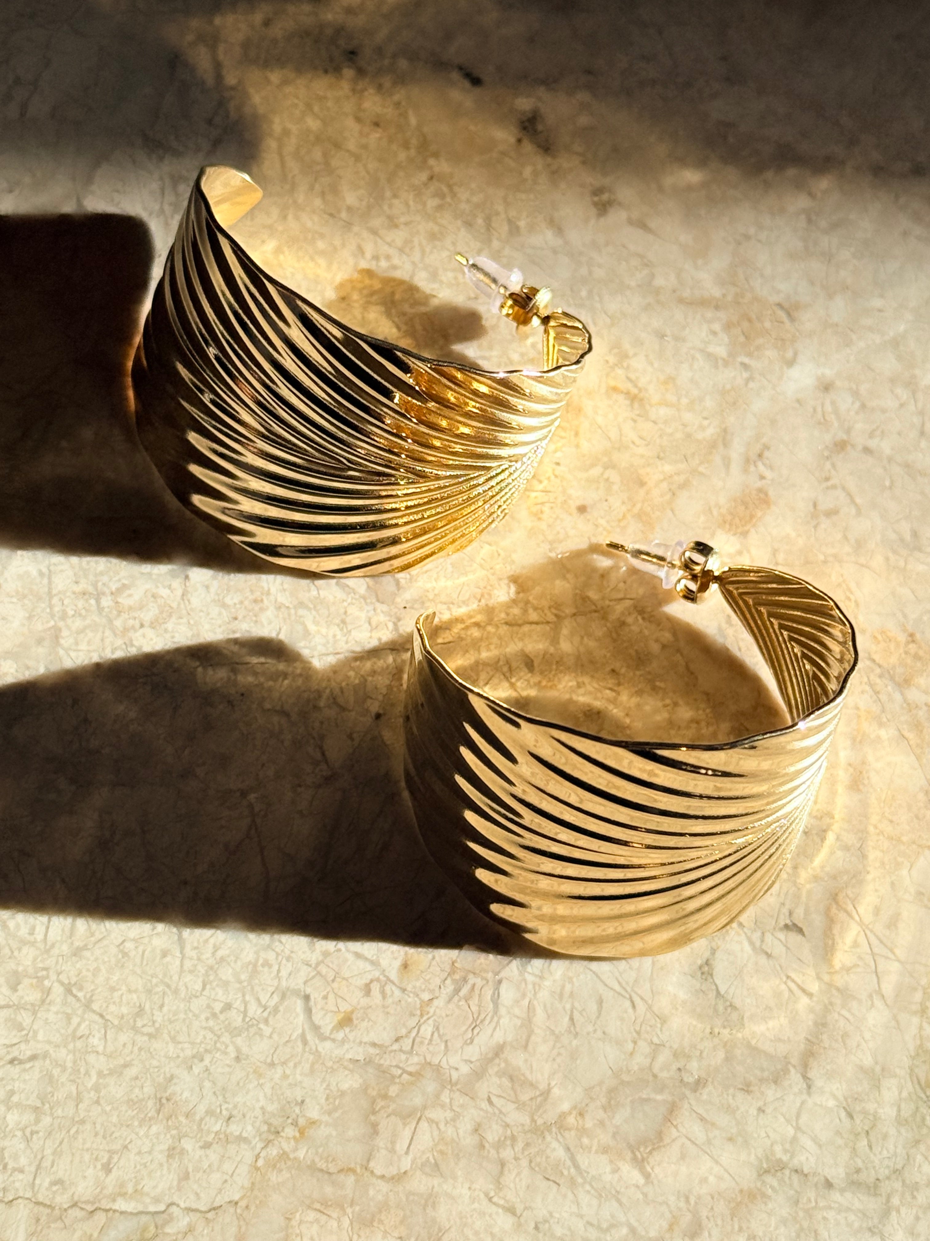 Boucle d’oreille Ambre